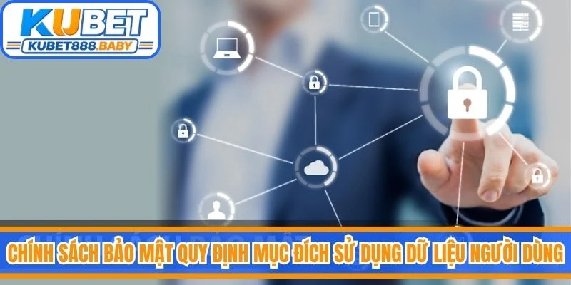 Chính sách bảo mật quy định mục đích sử dụng dữ liệu người dùng