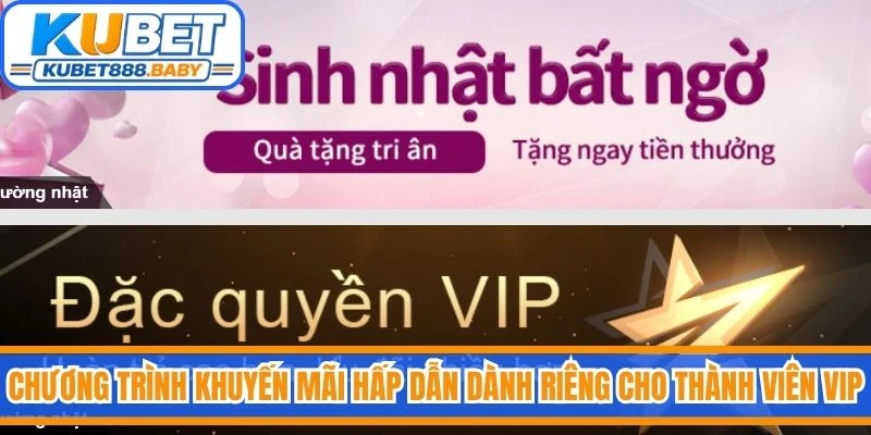 Chương trình khuyến mãi hấp dẫn dành dành riêng cho thành viên VIP