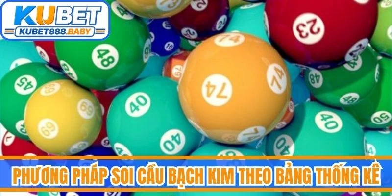 Phương pháp soi cầu bạch kim theo bảng thống kê